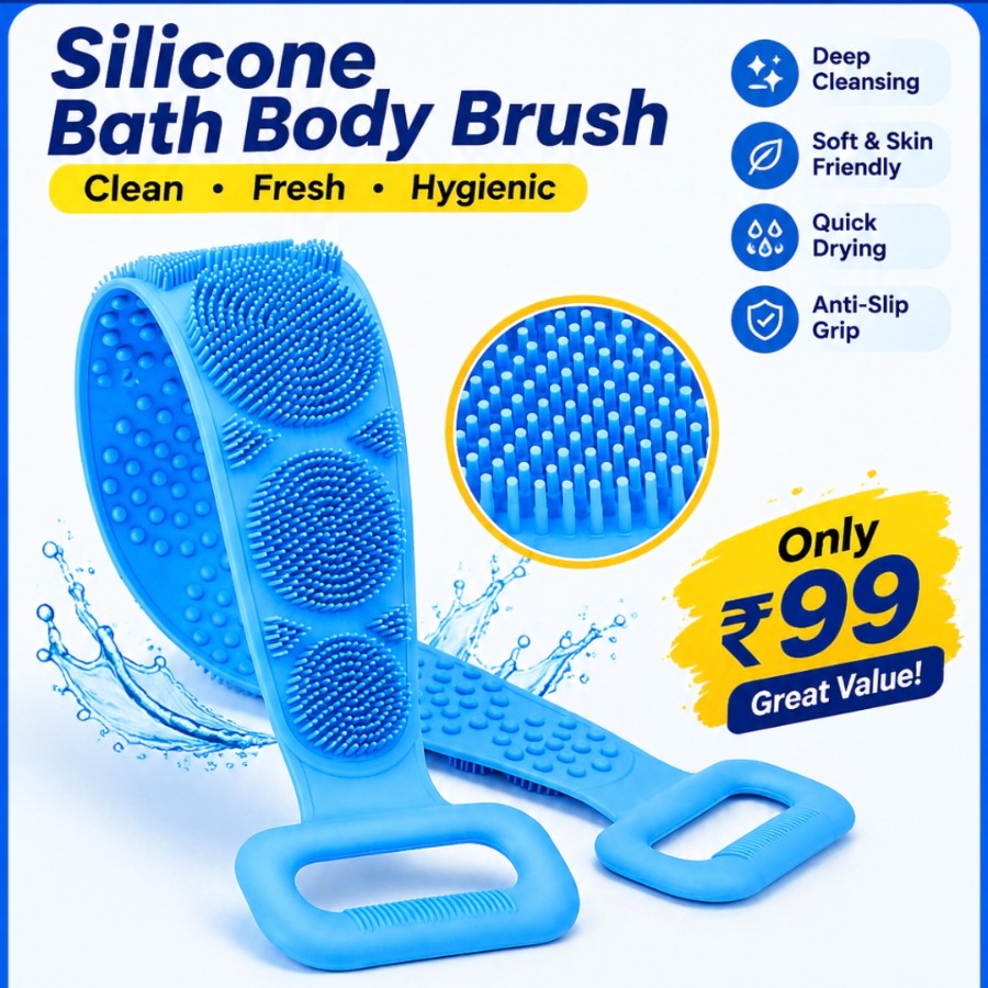 Silicon bath scrubber - A One Mart